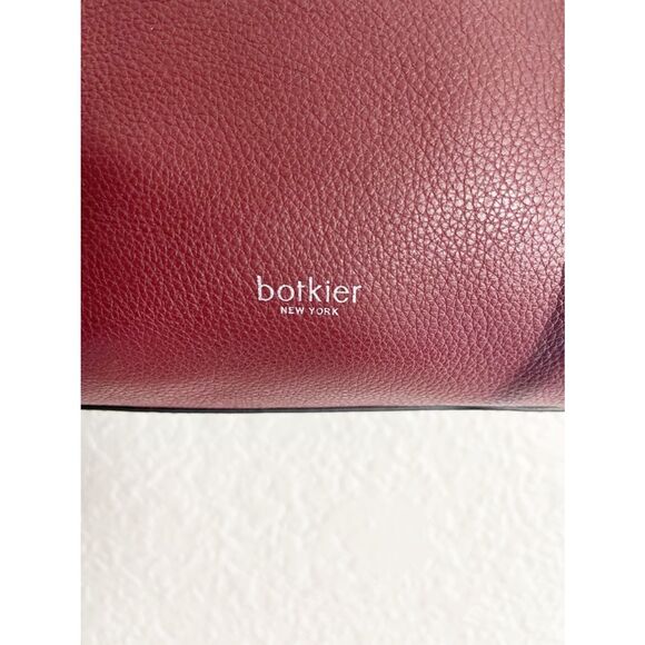 Botkier Noho Studded Leather Backpack in a rich burgundy merlot shade. main image 5